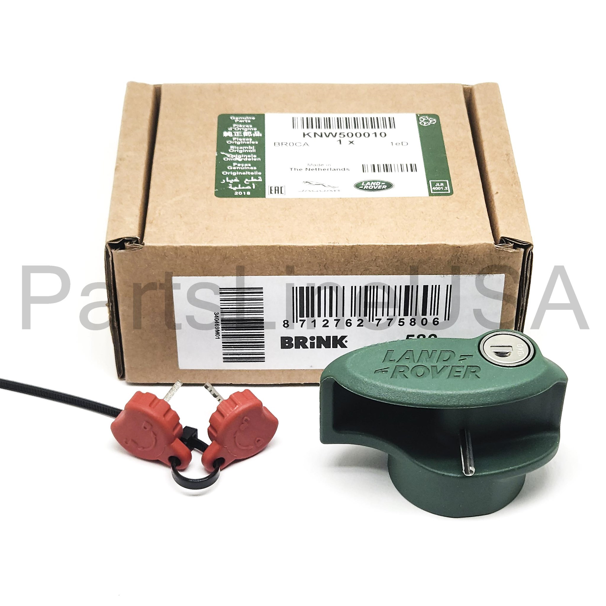 Picture of Genuine Land Rover LR3 L320 Range Sport Receiver Hitch Lock Key Small KNW500010